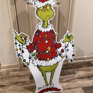 Grinch Christmas Hanging or Standing Sign